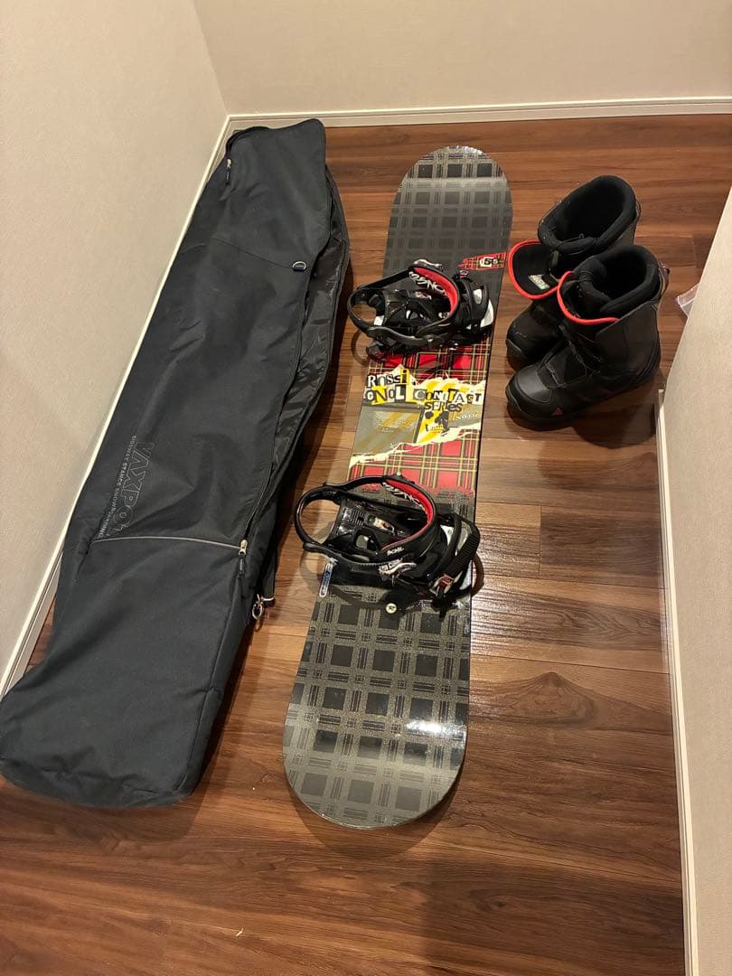 スノーボード　ROSSINOL ビンディング、スノボブーツ等４点セット
