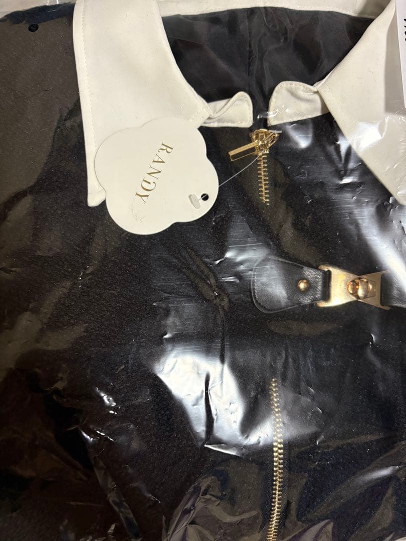 Randy シアードッキングバックルツイードコンビネゾン XS