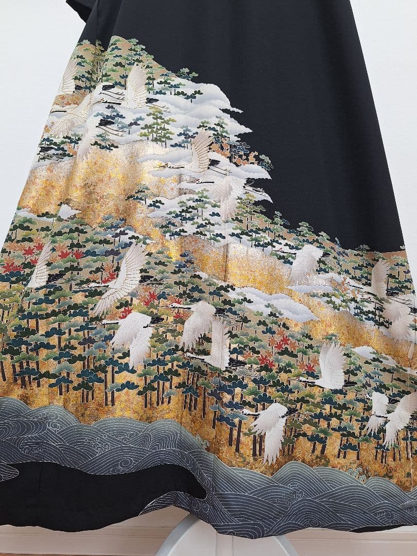 着物リメイクワンピース3660