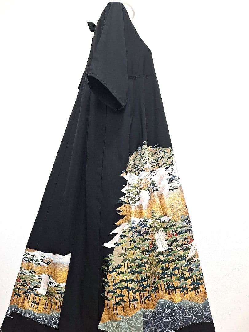 着物リメイクワンピース3660