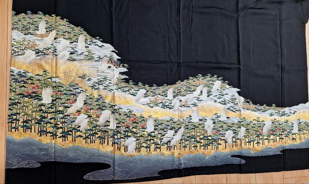 着物リメイクワンピース3660