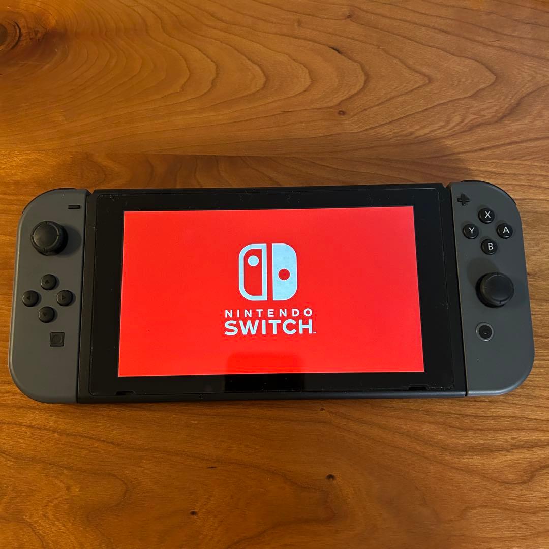 Nintendo Switch本体 グレー Proコントローラー 純正プロコン付