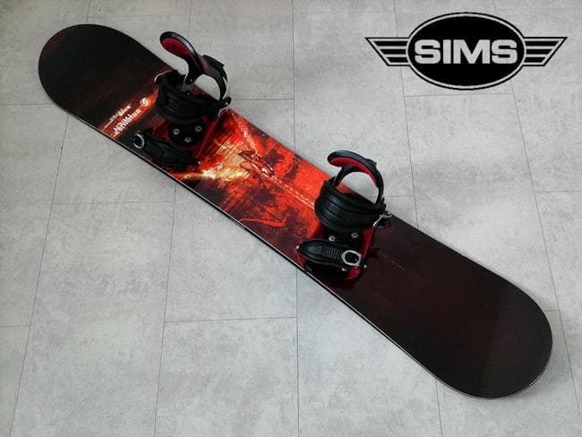 SIMS FR750 スノーボードセット 153cm LINK ビンディング付き