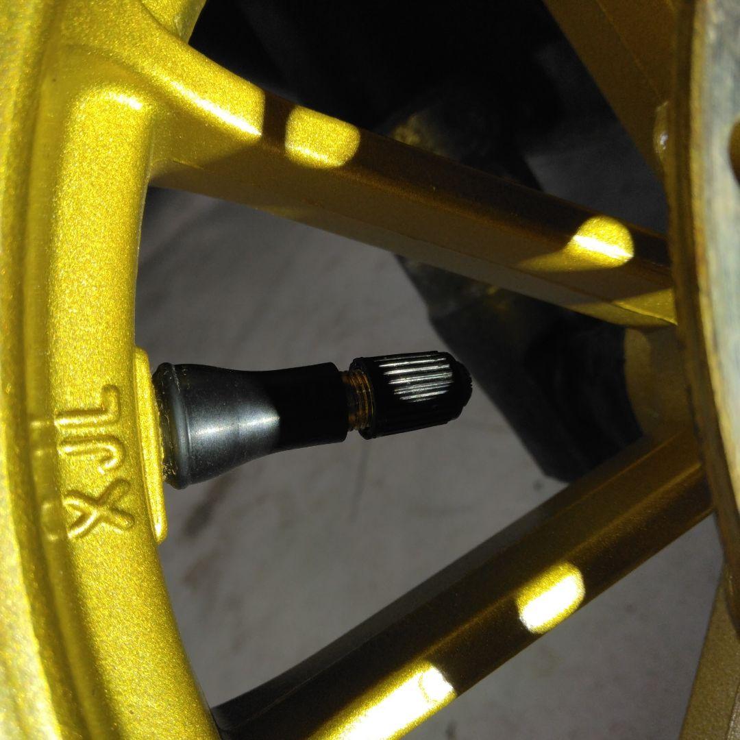 ①フロント　10インチホイール　タイヤ　ディスクホイール　ホンダライブディオZX