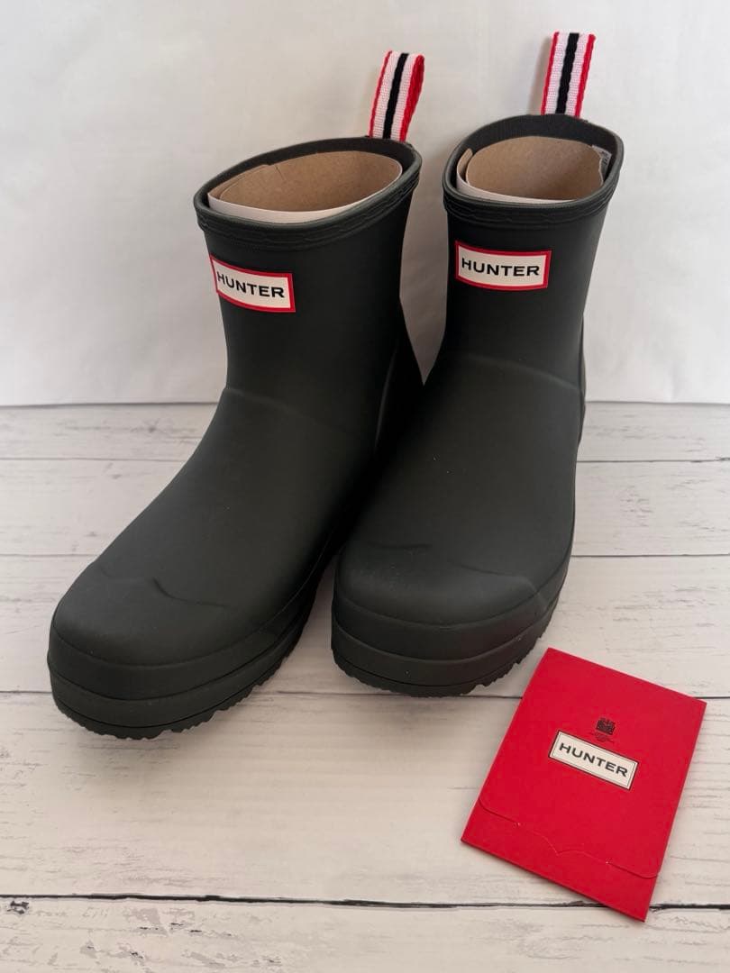 【大特価】HUNTER ハンター オリジナル ショート ブーツ 箱付き/UK6
