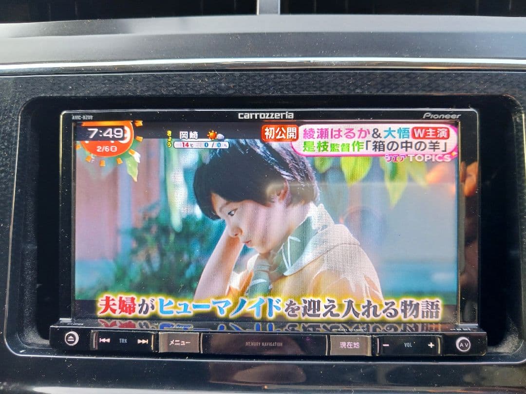 2025年地図データ AVIC-RZ09