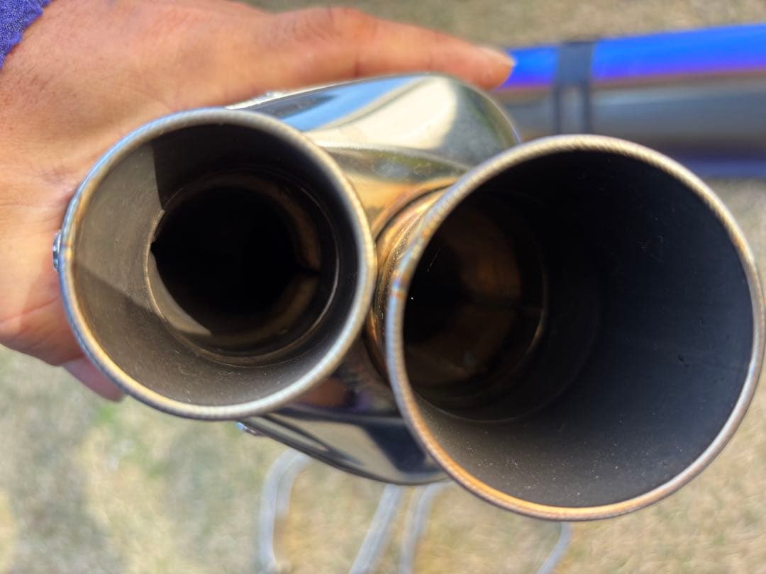 GSX1300Rハヤブサ用、ヨシムラスリップオンマフラー