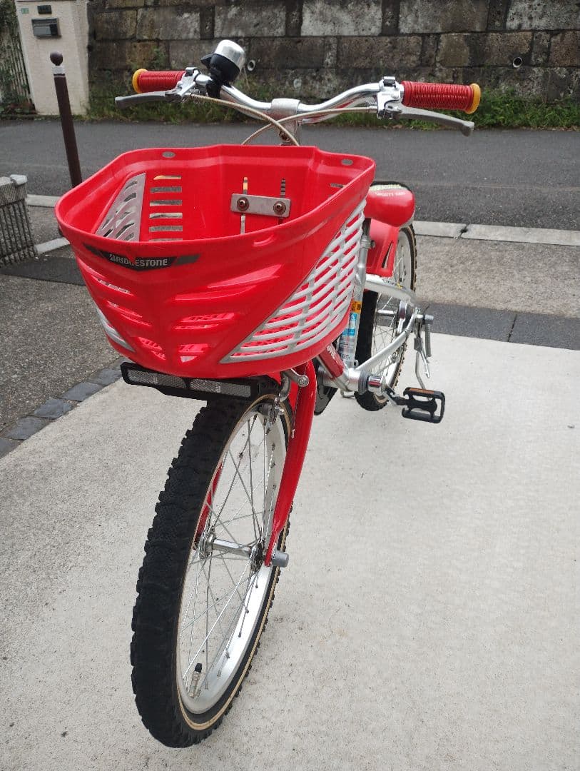 ※ねこ様お取置【お引取】ブリヂストン クロスファイアーキッズ 18インチ 補助輪