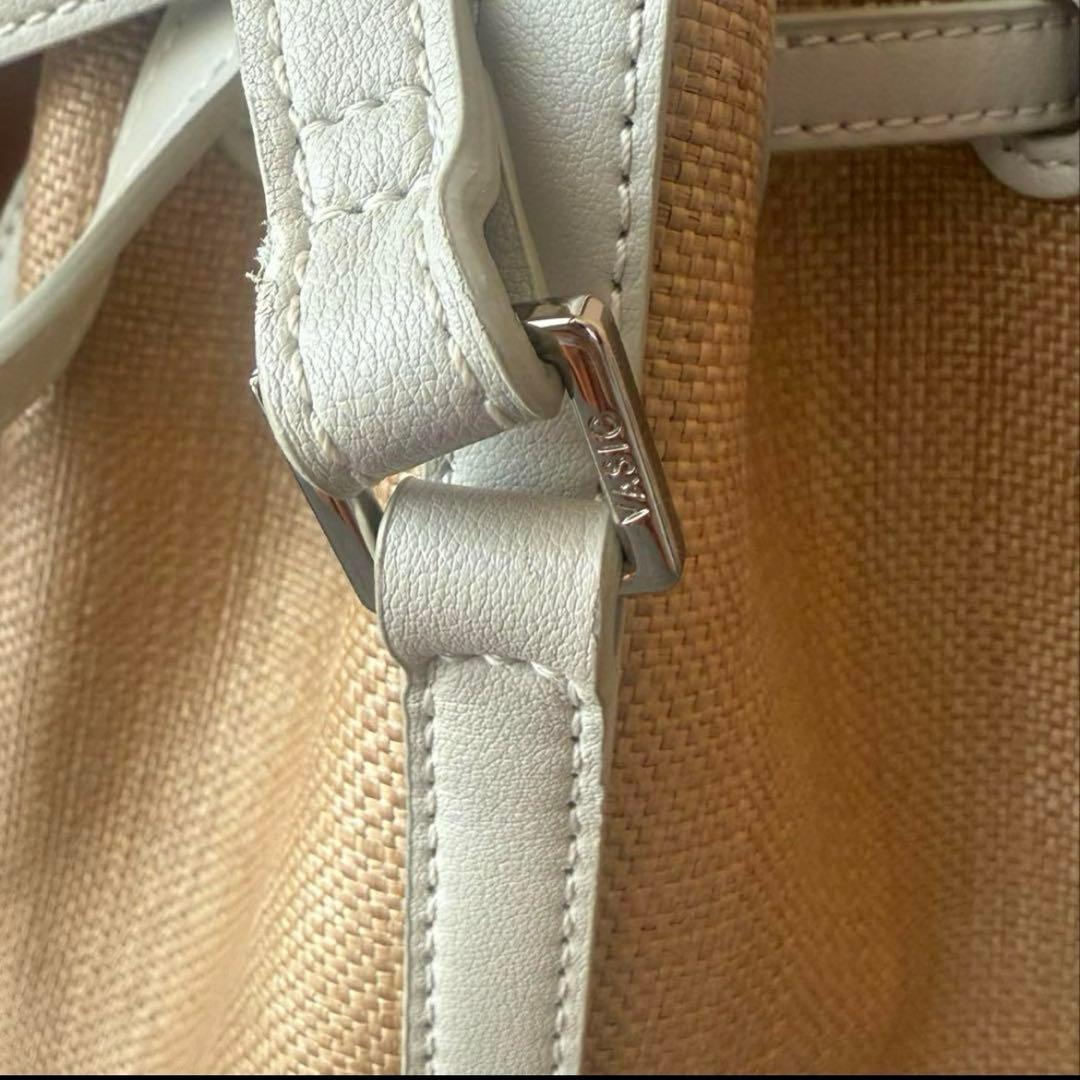 【専用】【極美品】VASIC Club Mini Raffia アイボリー