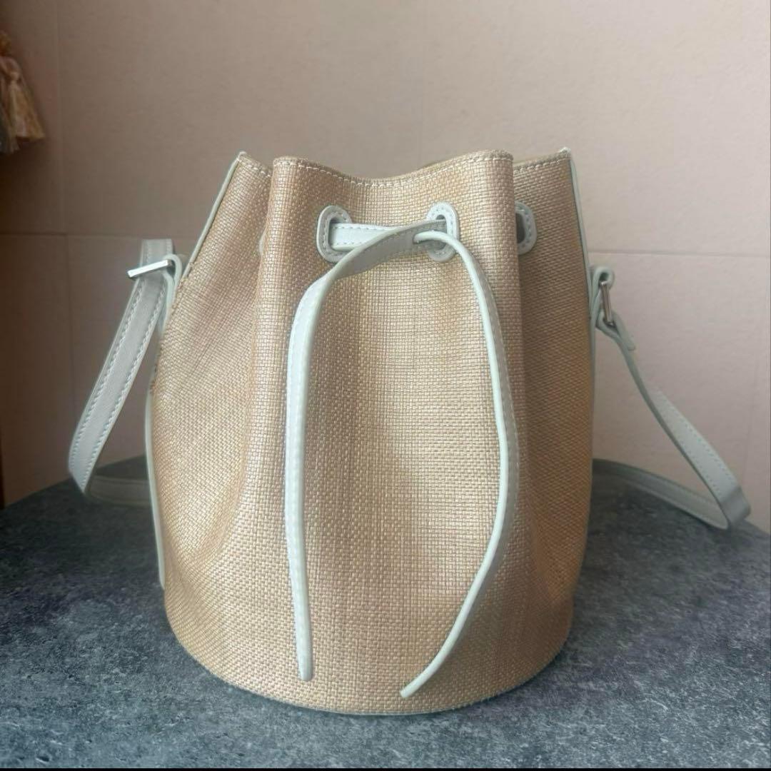 【専用】【極美品】VASIC Club Mini Raffia アイボリー