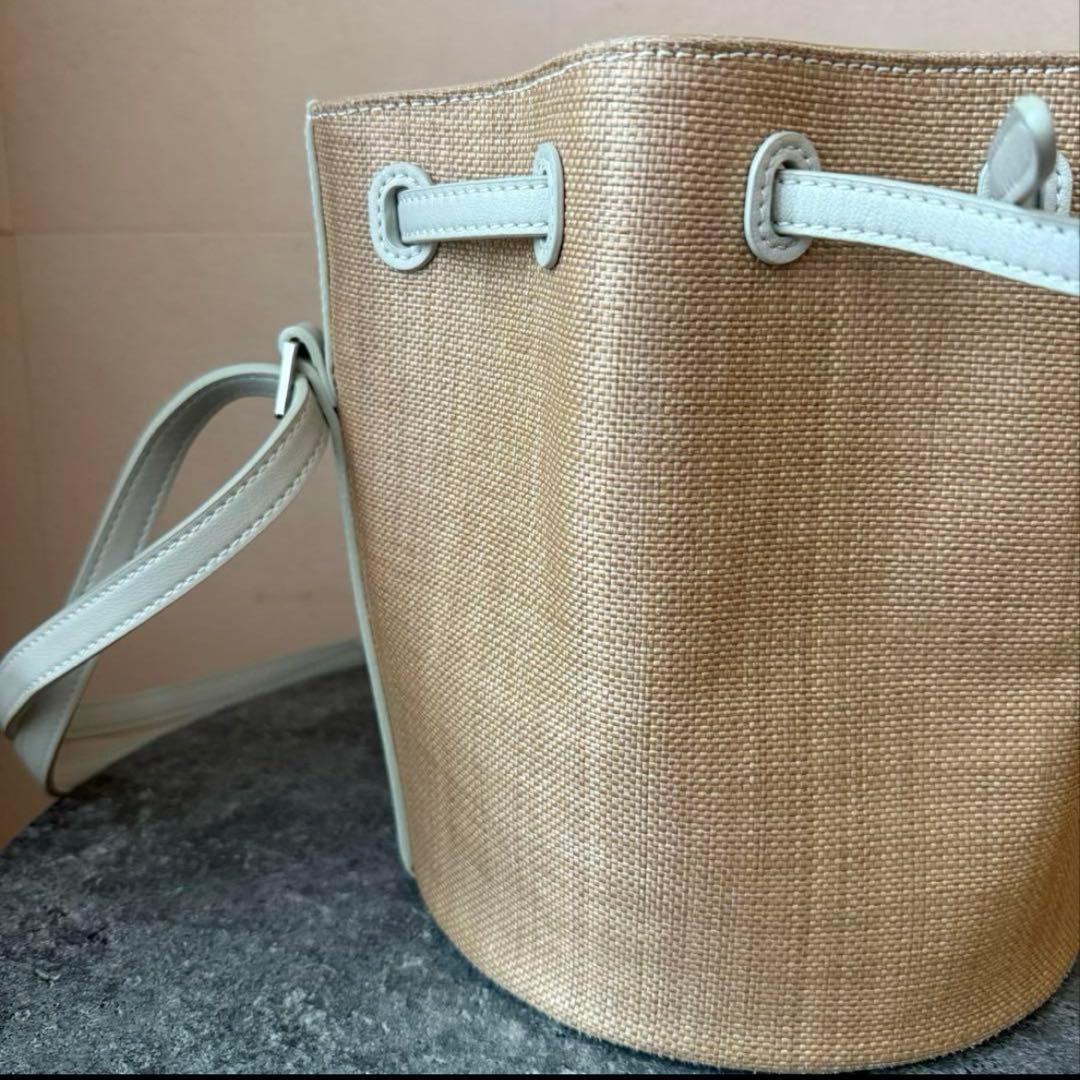 【専用】【極美品】VASIC Club Mini Raffia アイボリー