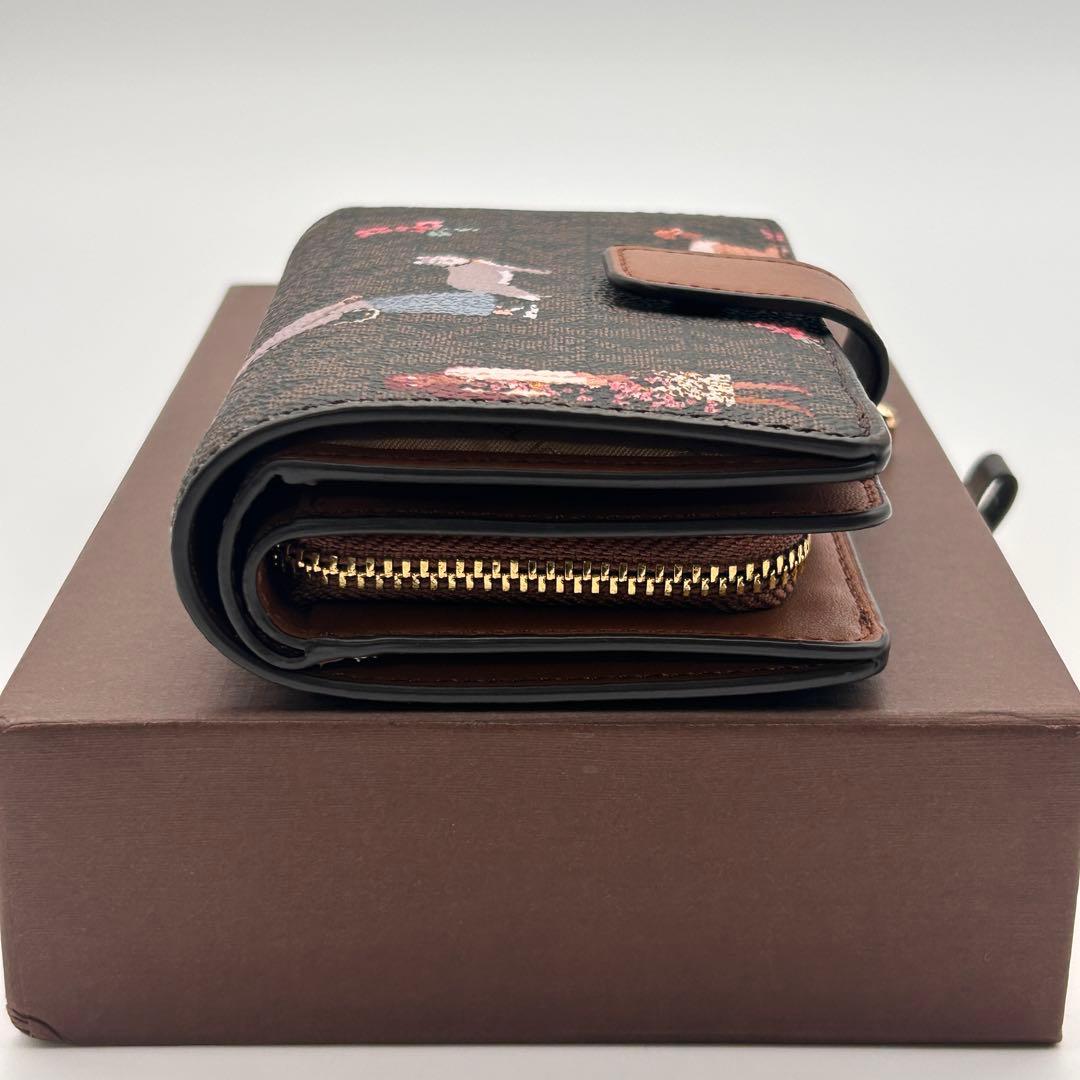 MICHAEL KORS マイケルコース 二つ折り財布 イラスト 美品 希少性大