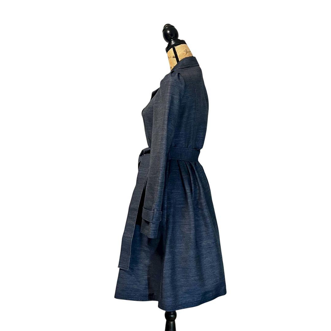 【新品】【40】TO BE CHIC デニム風 コート レディース