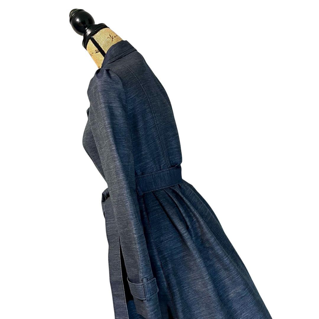 【新品】【40】TO BE CHIC デニム風 コート レディース