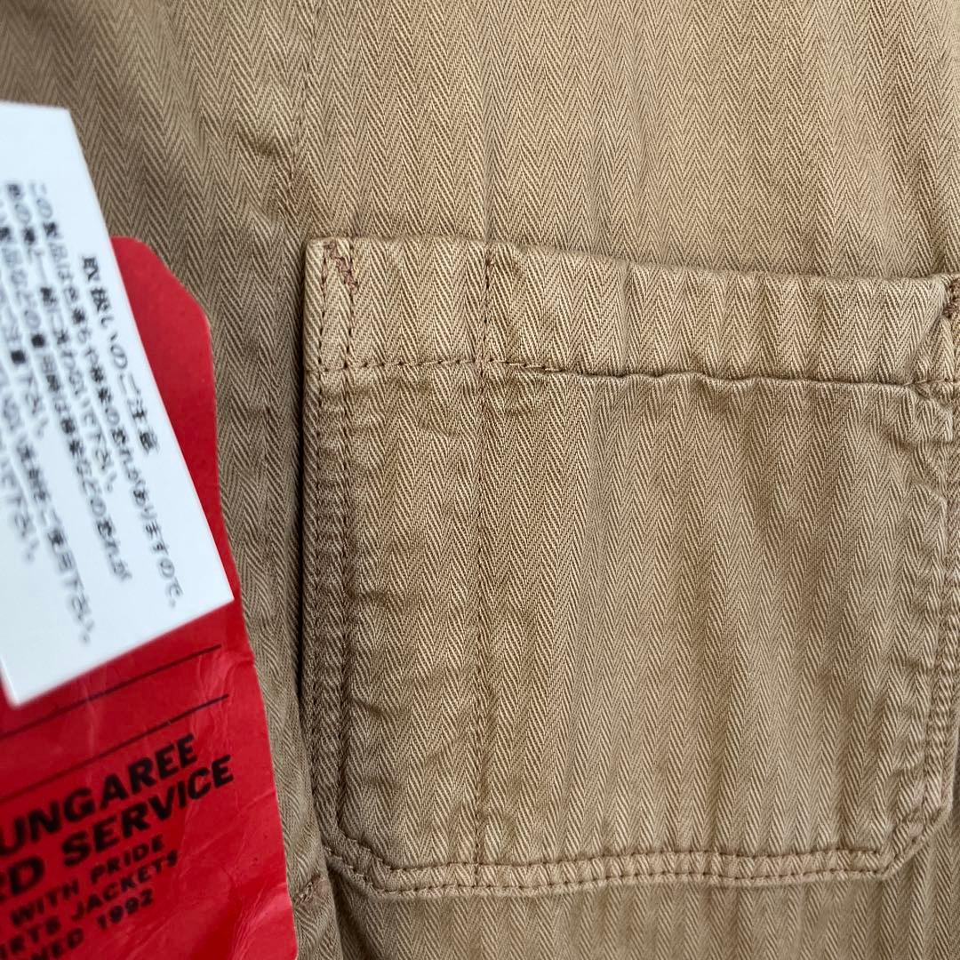 [新品] デニムダンガリー コート　02 160 ベージュ