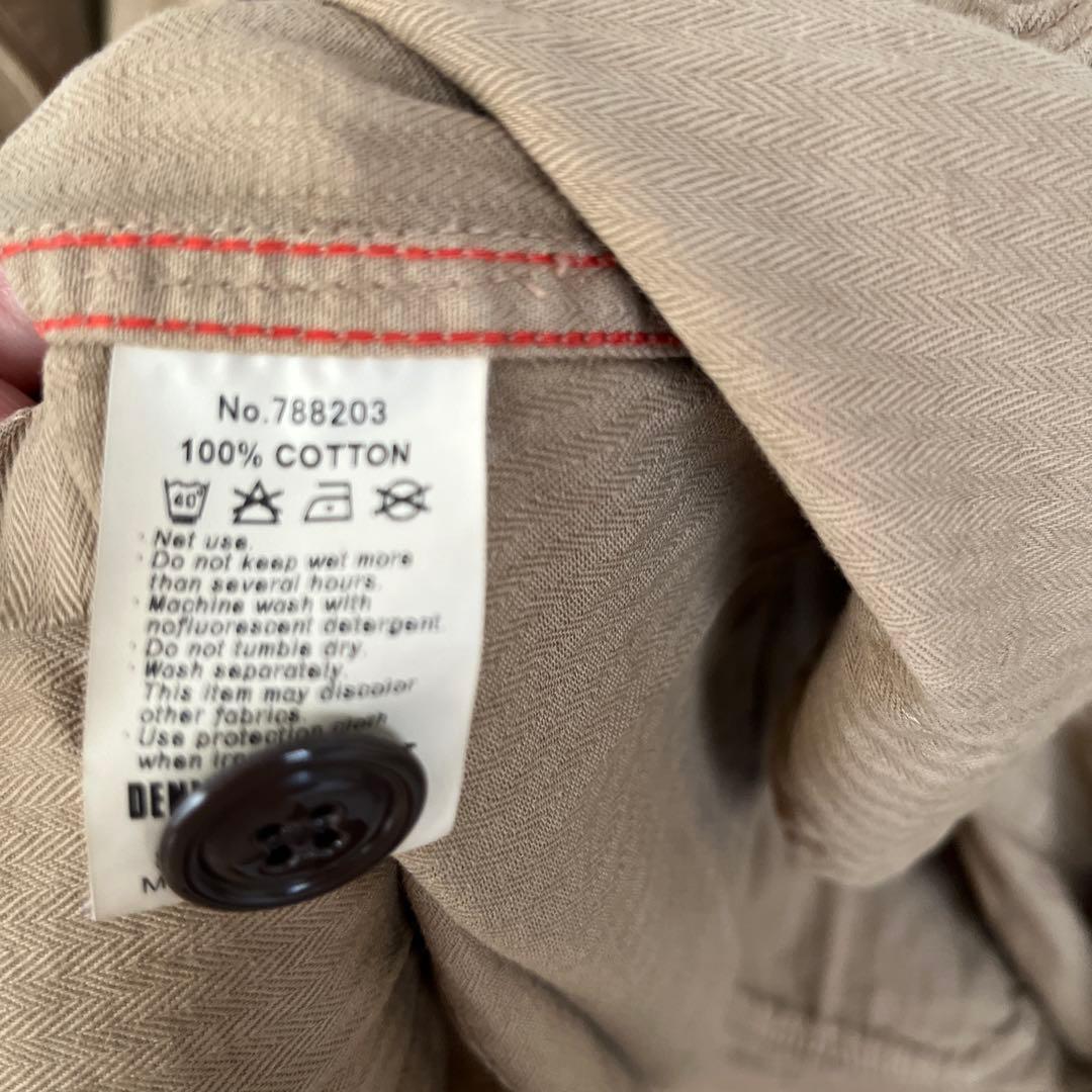 [新品] デニムダンガリー コート　02 160 ベージュ