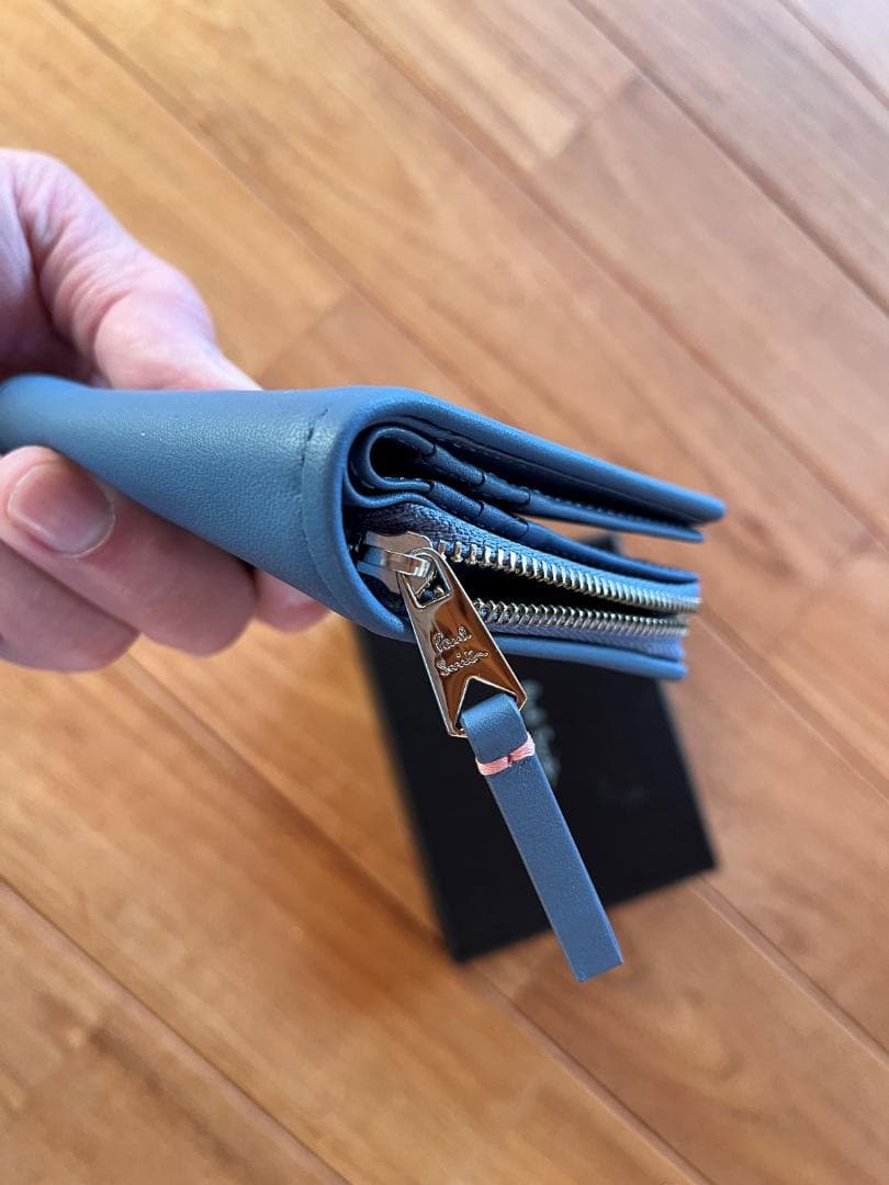 Paul Smith ポールスミス 二つ折り財布 水色