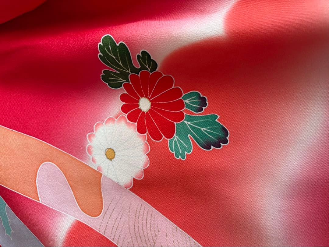 七五三　お着物　被布　草履　巾着　セット