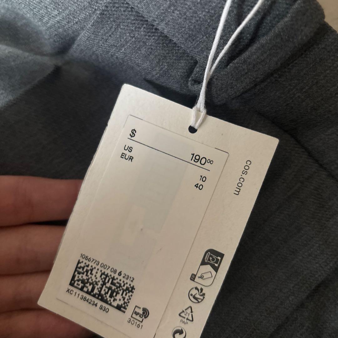 パンツ Cos wide trousers gray