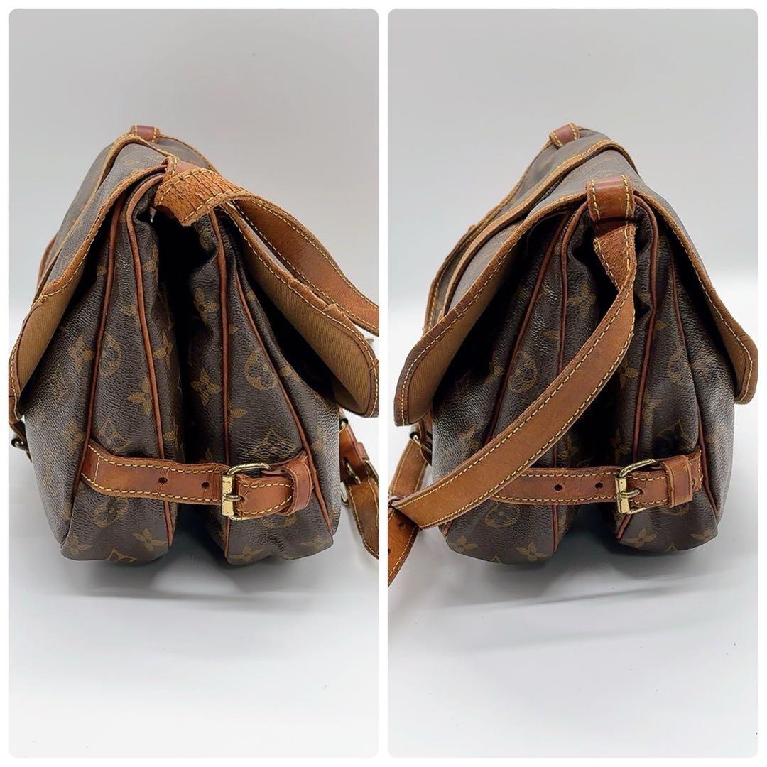LOUISVUITTON ルイ ヴィトン モノグラム ソミュール30ショルダー