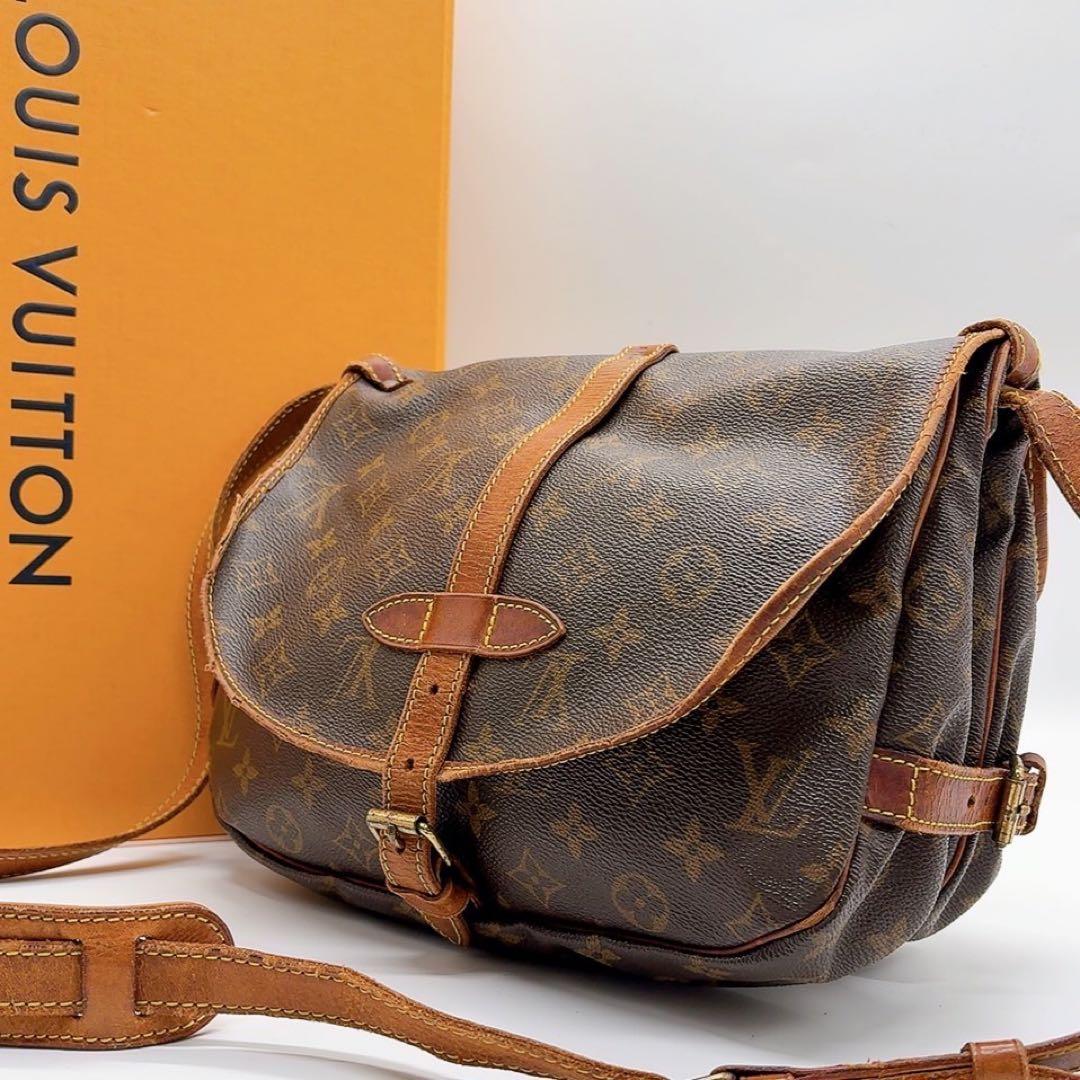LOUISVUITTON ルイ ヴィトン モノグラム ソミュール30ショルダー