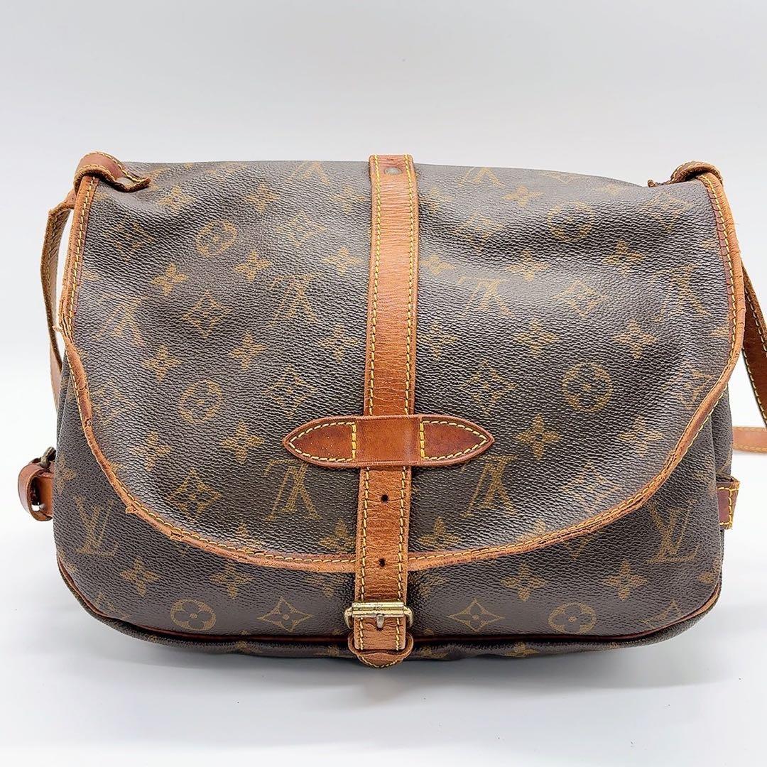 LOUISVUITTON ルイ ヴィトン モノグラム ソミュール30ショルダー