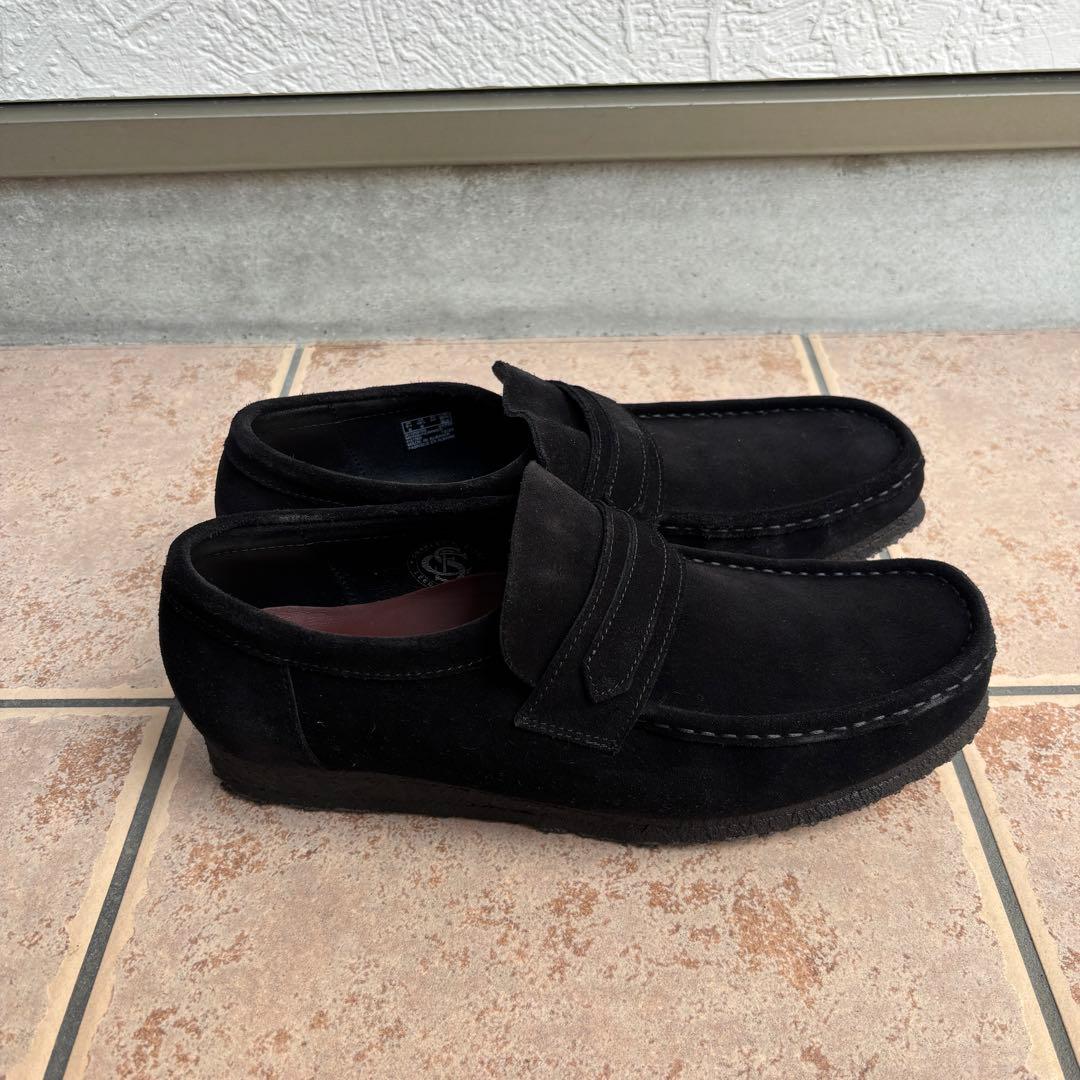 CLARKS ORIGINALS ブラック モカシン 27.5㎝