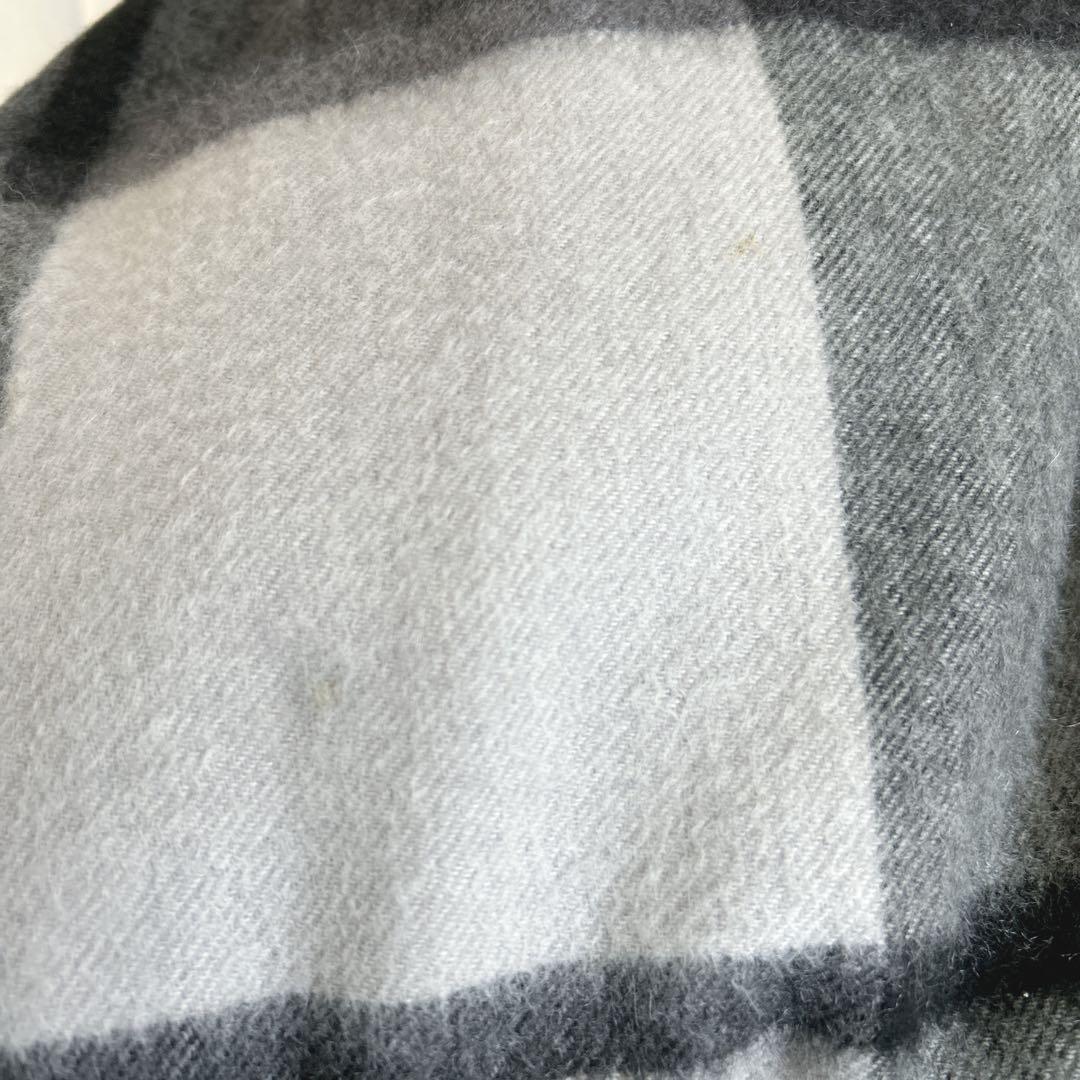 ハウスオブロータス★大判マフラー　ストール　カシミヤ100% ユニセックス　黒