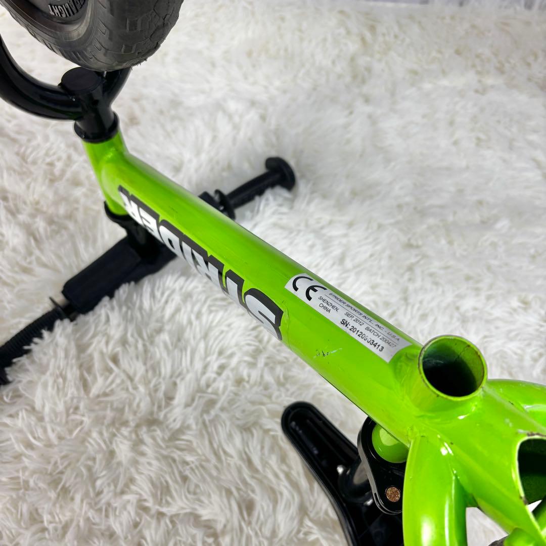 【美品】STRIDER ストライダー　グリーン　緑　バランスバイク
