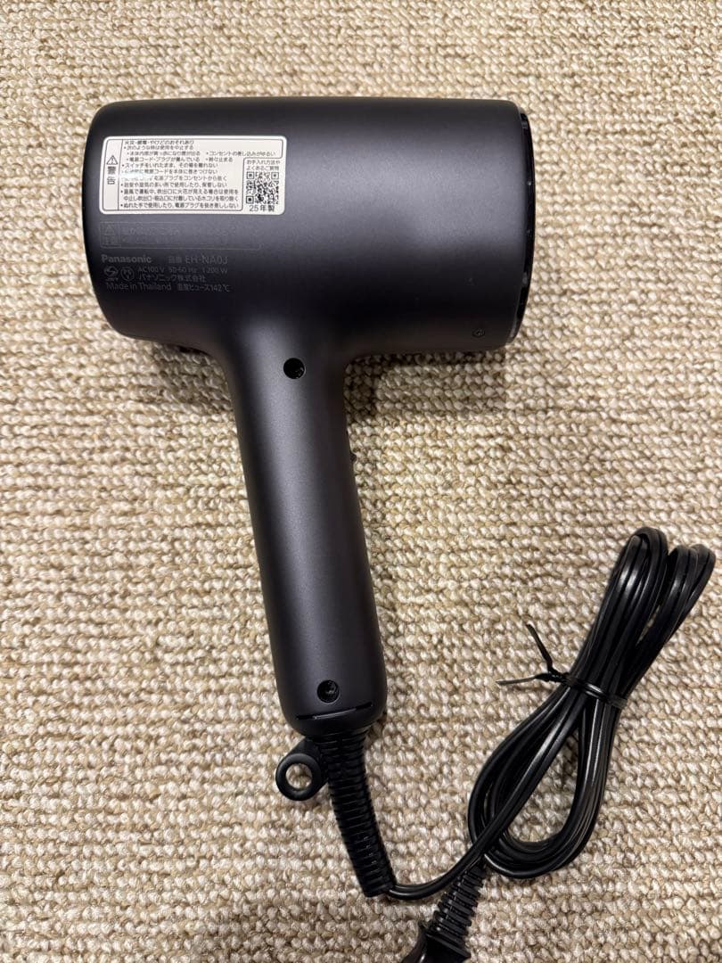 【修理済】Panasonic EH-NA0J ナノケア ヘアドライヤー ブラック