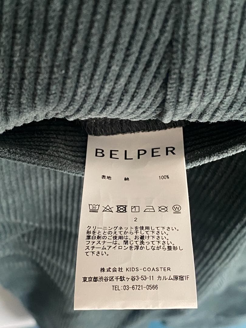 BELPER 22AW CORDUROY JUMPSUIT　size 2