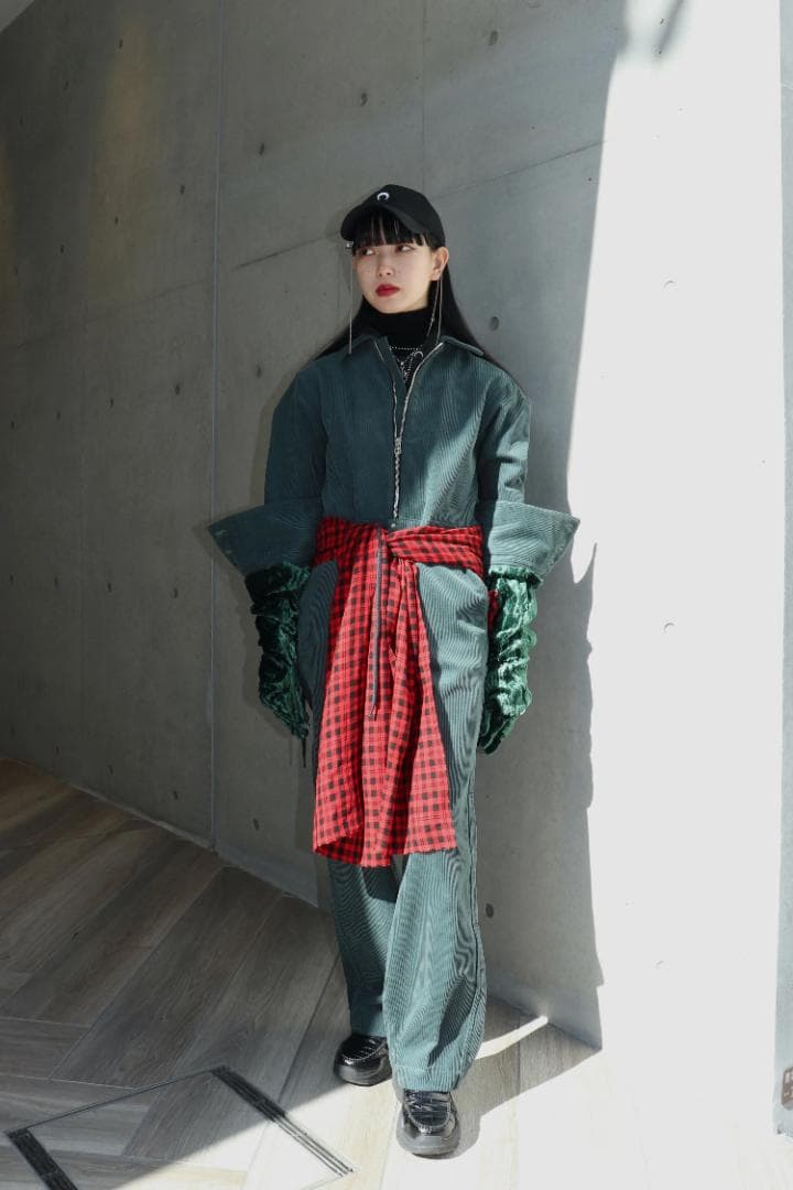 BELPER 22AW CORDUROY JUMPSUIT　size 2