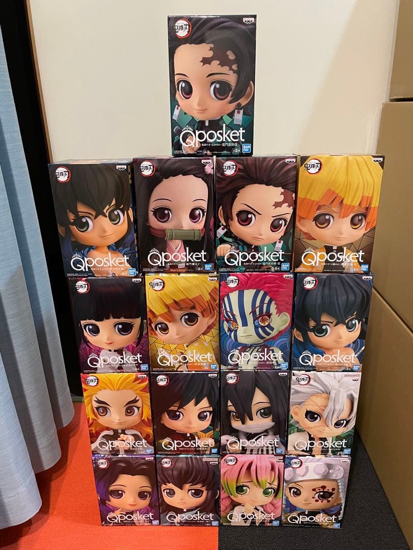 鬼滅の刃 Qposket フィギュア 17個セット