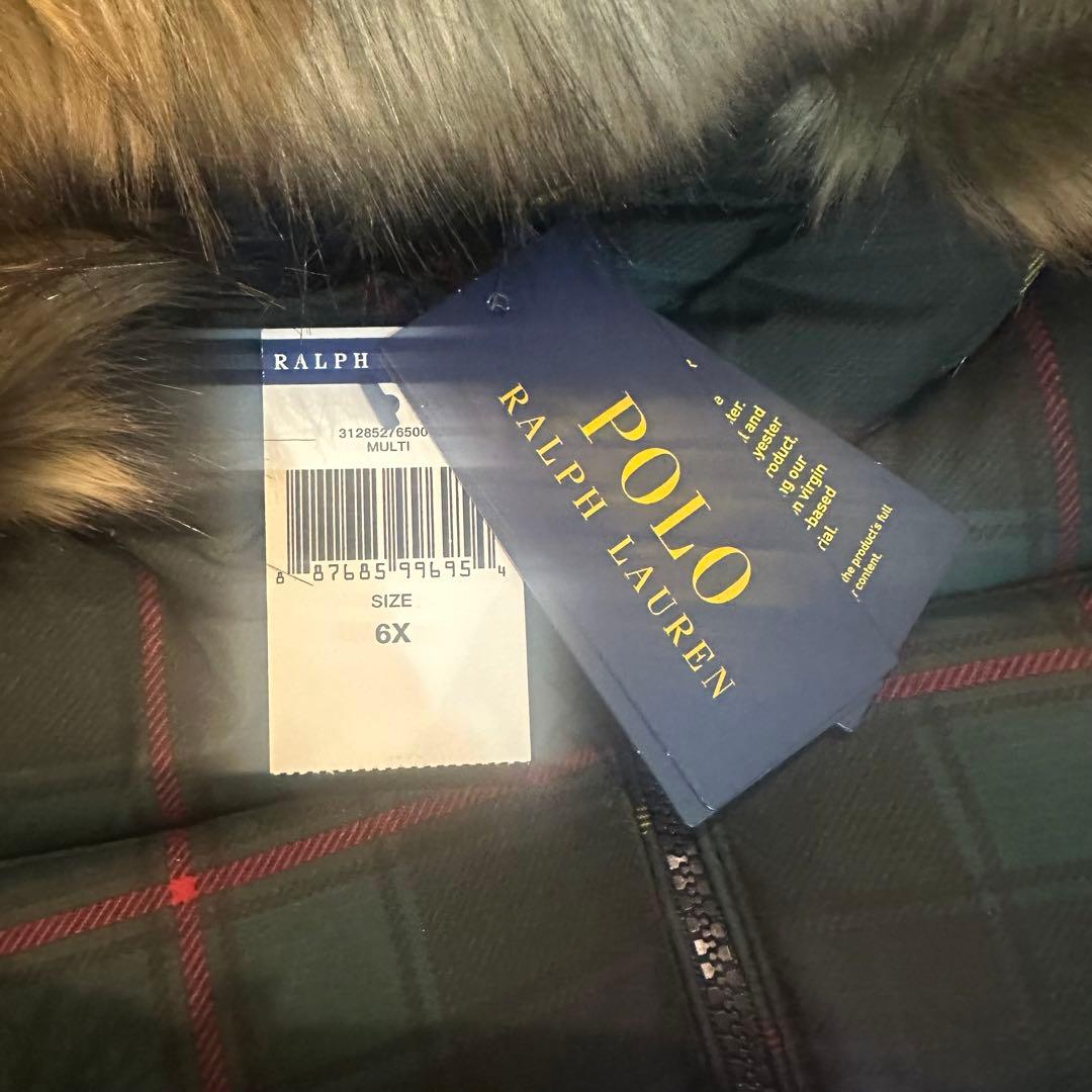 ♡新品タグ付ポロベア　ダウンジャンパー6X 120cm♡