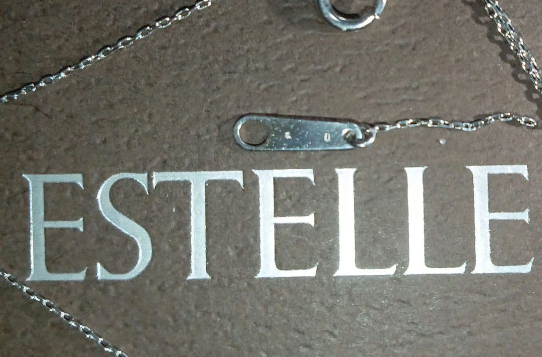 あ*ん様 新品未使用 ESTELLE K10ダイヤモンドネックレス 刻印 商品説