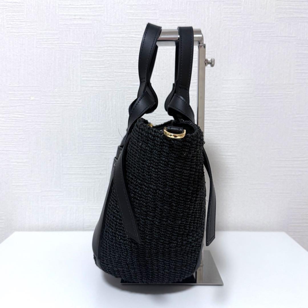 【新品】ヴィオラドーロMIRO アバカ 2WAYレザーポケットトート