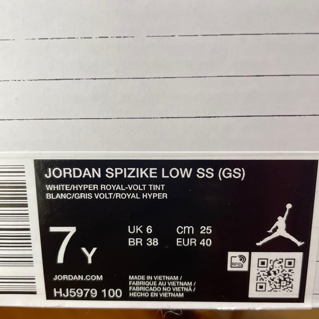 Jordan Spizike Low SS(GS) “The Sky“レディ25