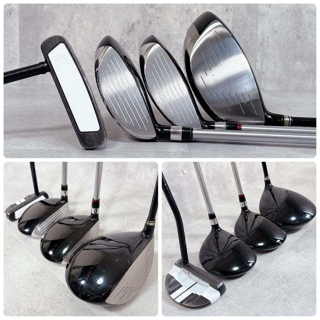 V905 ツアーステージ ゴルフクラブ メンズ フルセット ロゴ 白 カッコいい