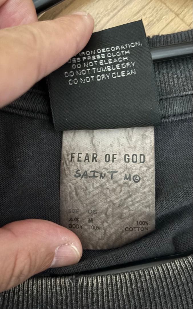 SAINT MICHAEL 25SS × FEAR OF GOD 長袖Tシャツ