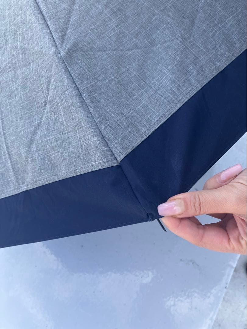 Rose Blanc 折りたたみ傘 日傘　晴雨兼用　ダンガリー