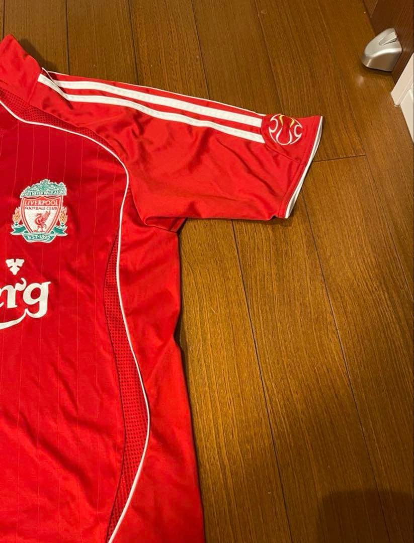 リバプール 半袖シャツ adidas 赤