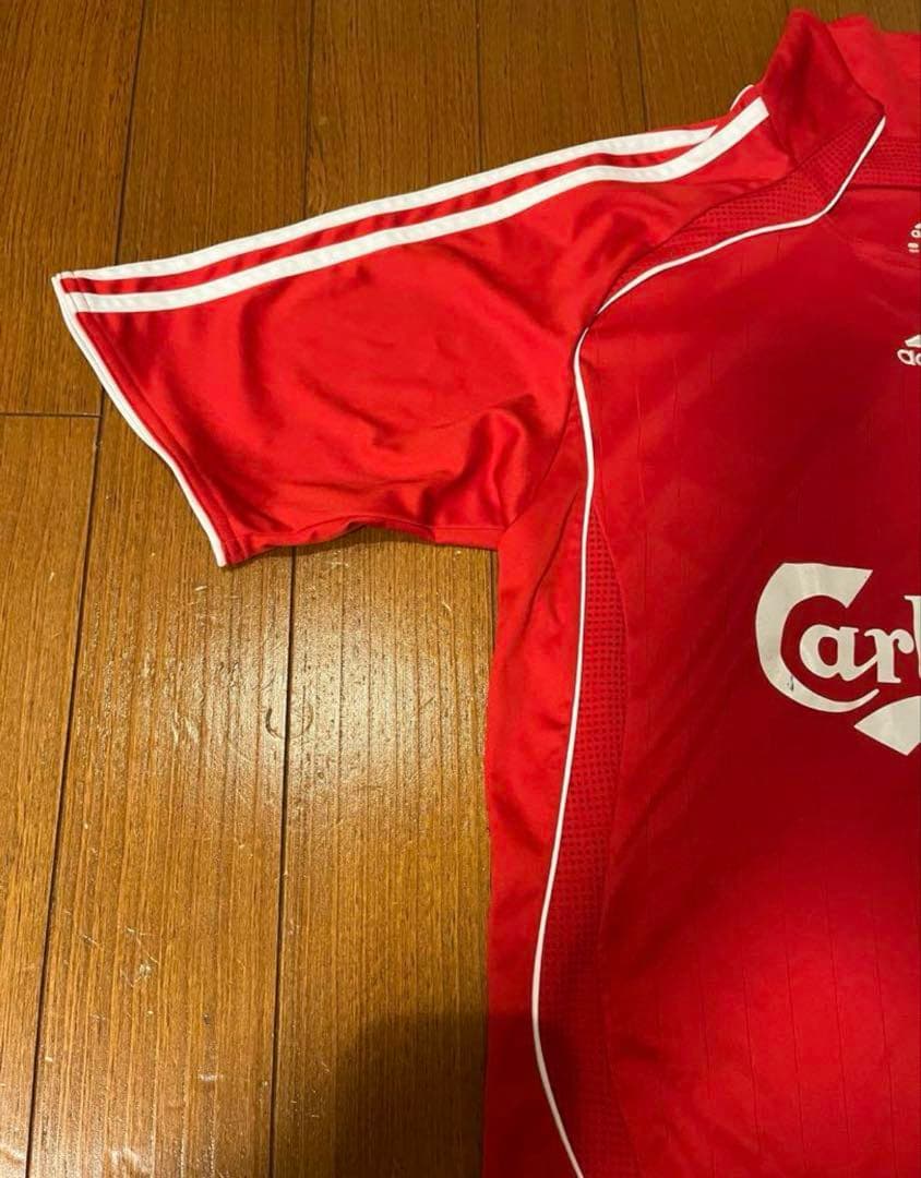 リバプール 半袖シャツ adidas 赤