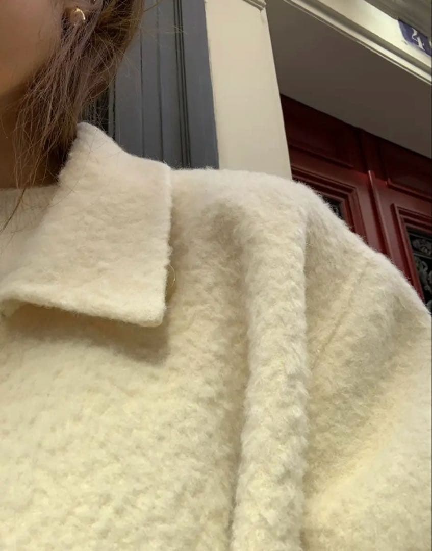 ジャケット・アウター OUNCE high neck double handmade coat