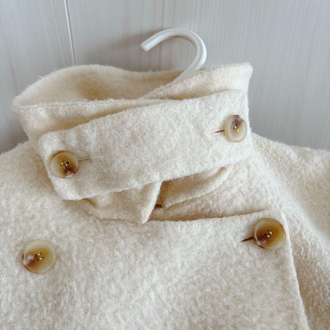 ジャケット・アウター OUNCE high neck double handmade coat