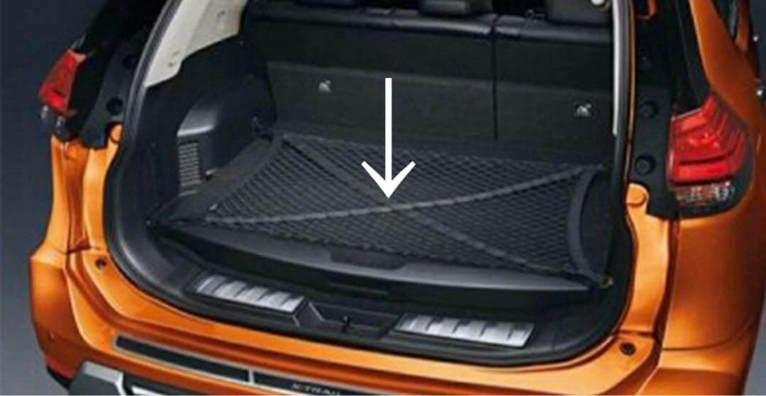 doluo　エクストレイル　ラゲッジネット+キッキングプレート　日産　純正