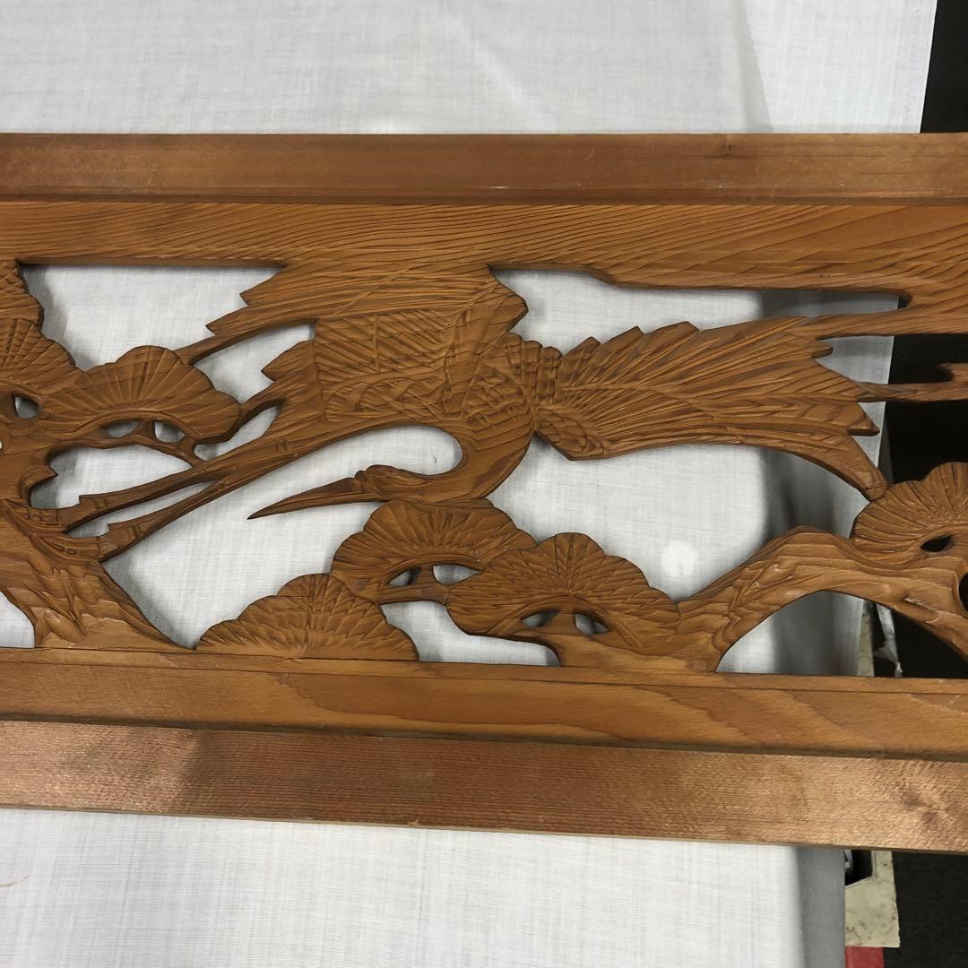 欄間　木製彫刻インテリア装飾品