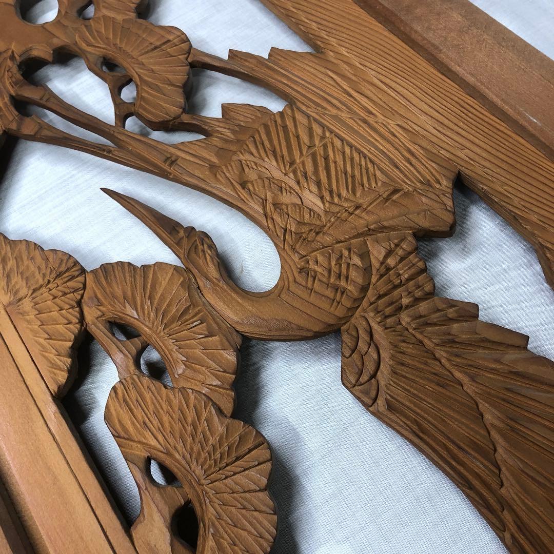 欄間　木製彫刻インテリア装飾品