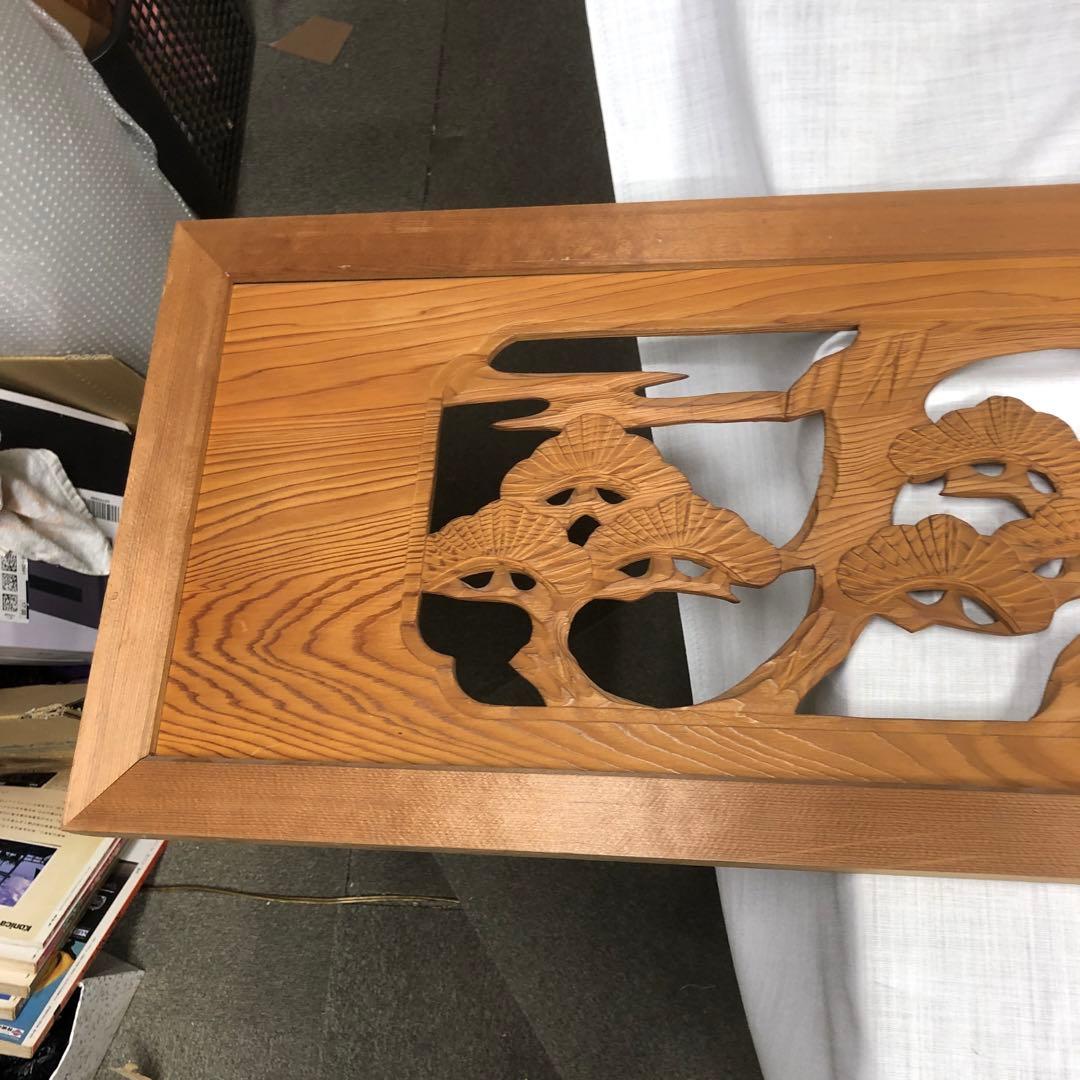 欄間　木製彫刻インテリア装飾品