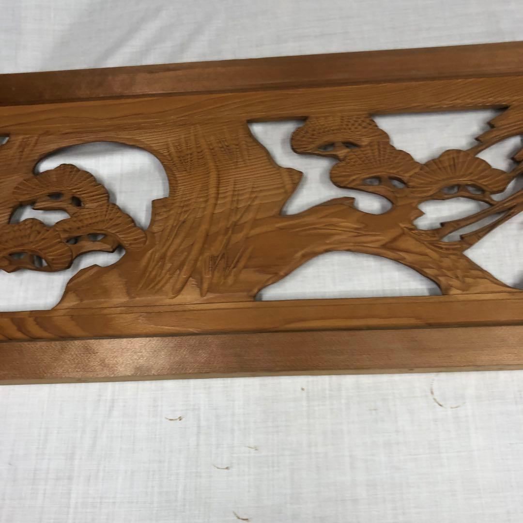 欄間　木製彫刻インテリア装飾品