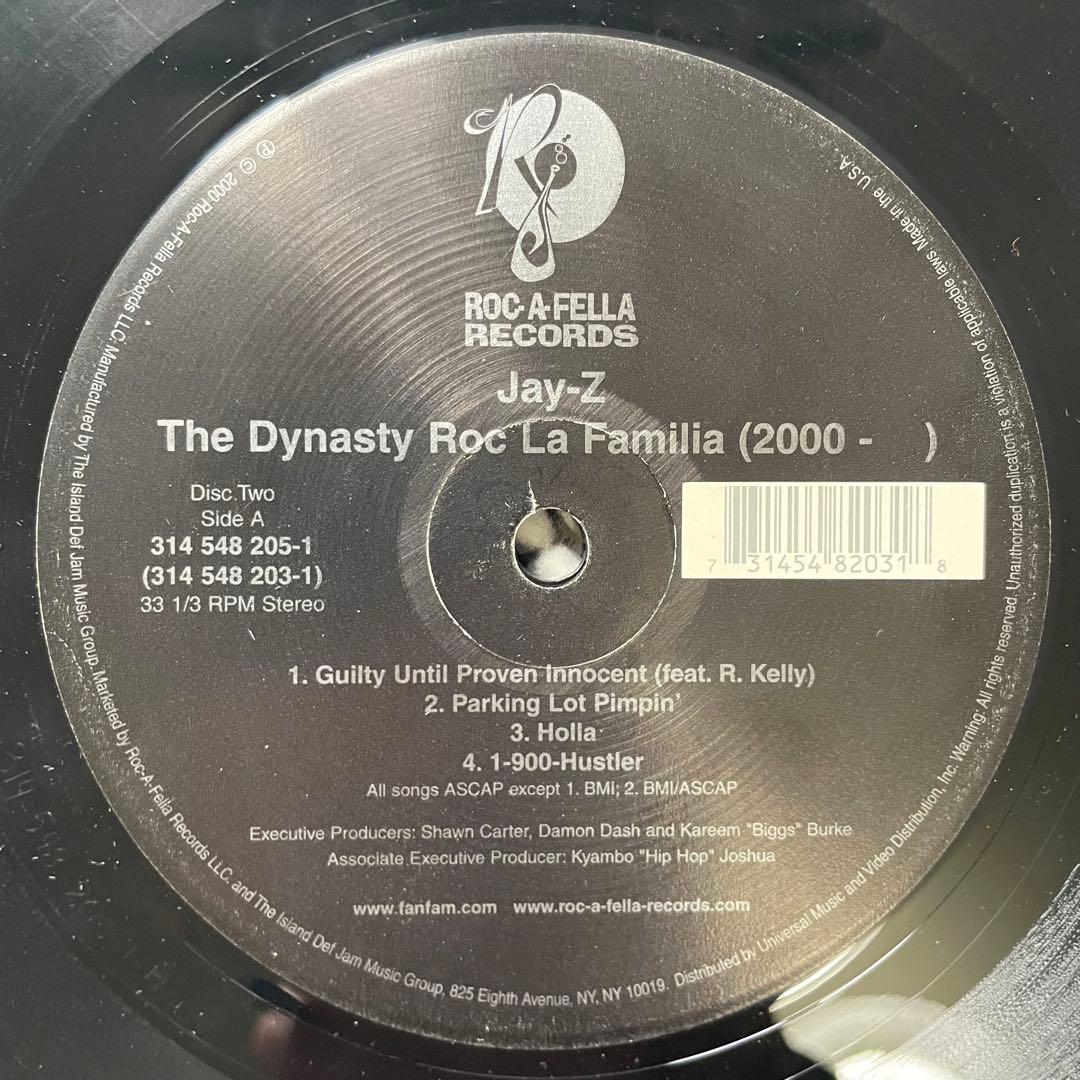 名盤 Jay-Z The Dynasty 洋楽 HIPHOP レコード 2LP